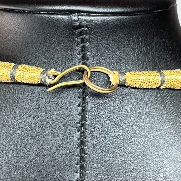 VTG Multi Layer Seed Bead Native Tribal Collar Necklace 17" - Picture 8 of 11